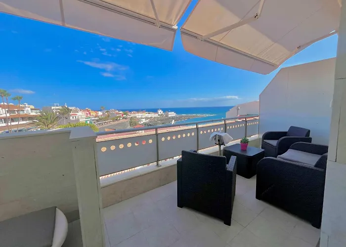 Atico Con Vistas Al Mar En El Centro De La Caleta * Costa Adeje (Tenerife)